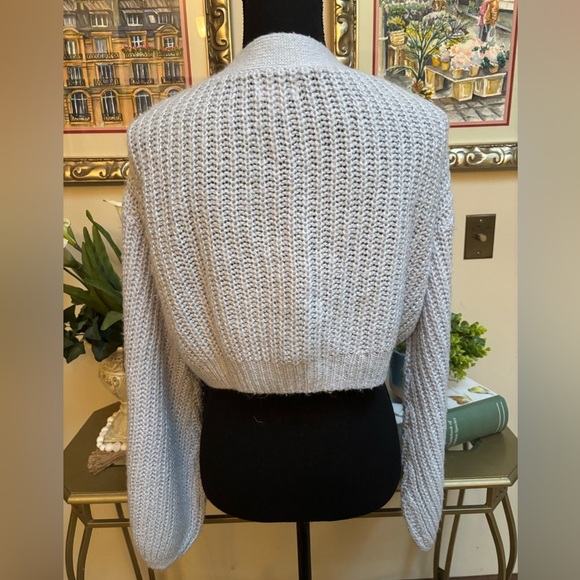 Pastel Colorblock Knit Cardigan Sweater - Picture 8 of 12